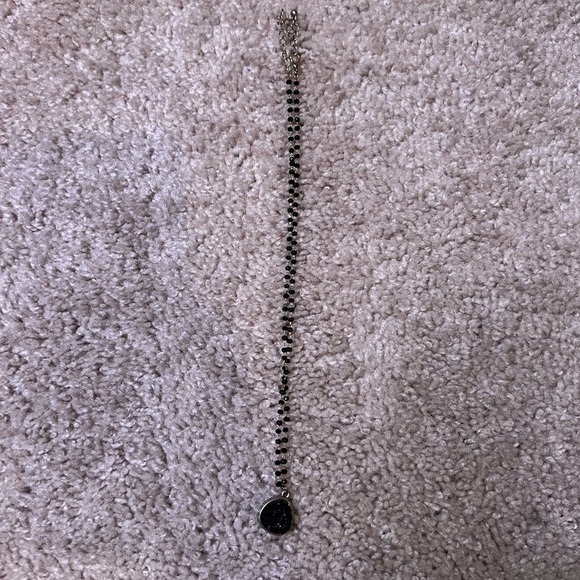 Beautiful black and gold druzy necklace - Picture 4 of 4